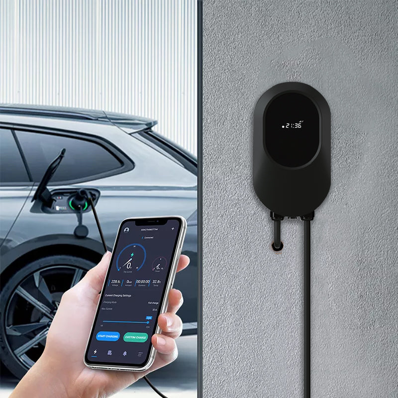 EV電動車充電器 7KW, 11KW, 22KW單相/三相 充電器連充電槍 即插即充TYPE2(淨機價)