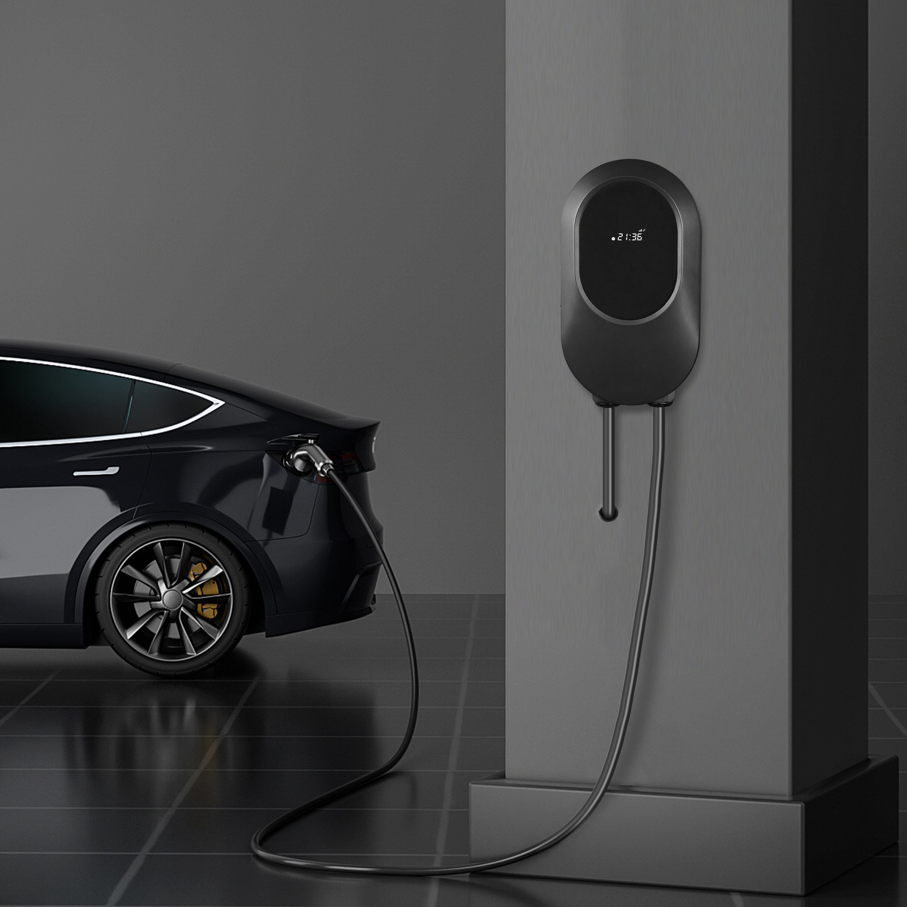EV電動車充電器 7KW, 11KW, 22KW單相/三相 充電器連充電槍 即插即充TYPE2(淨機價)